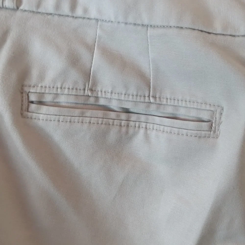 Banana Republic khaki Jackson fit cuffed pants